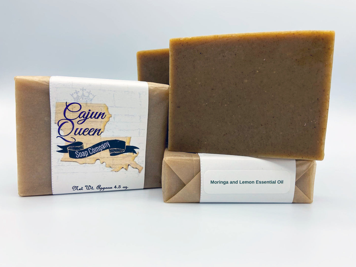 Moringa and Lemon Essential Oil Goat's Milk Soap